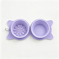 Collapsible Travel Dog Bowl with Slow Feeder