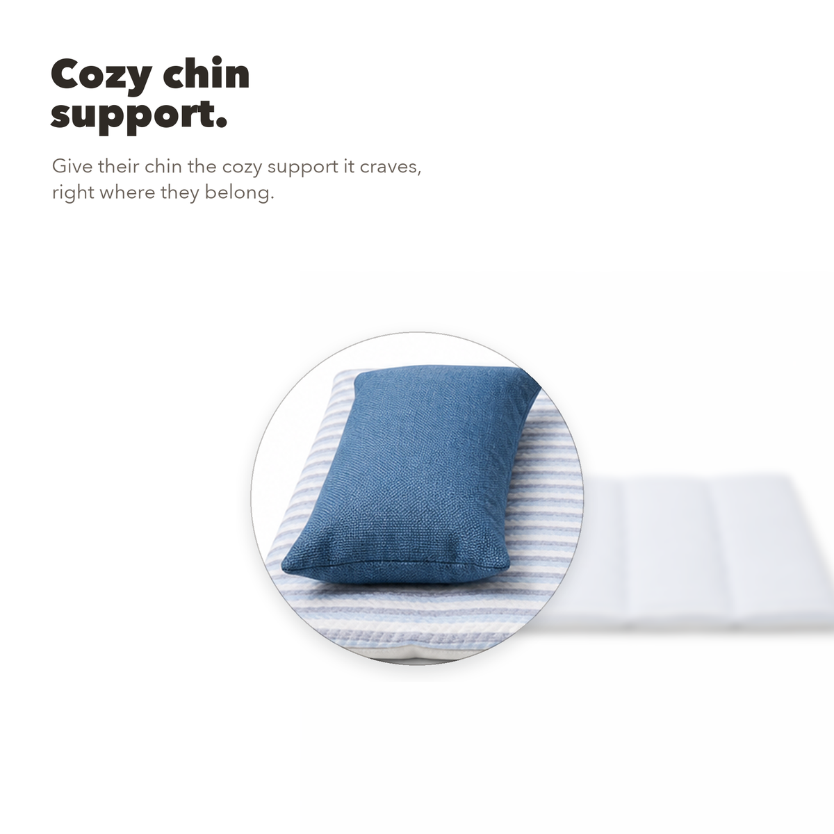 Dog Cooling Mat with Built-in Pillow — Self-Cooling Bed