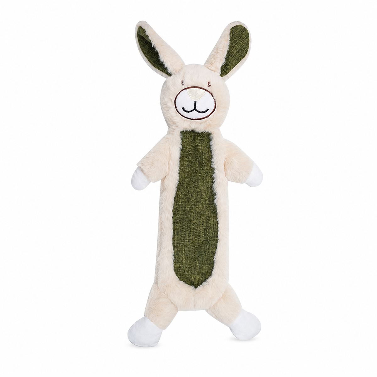 Crinkle Bunny & Sloth Plush Dog Toys — Floppy Ear Tug Toy