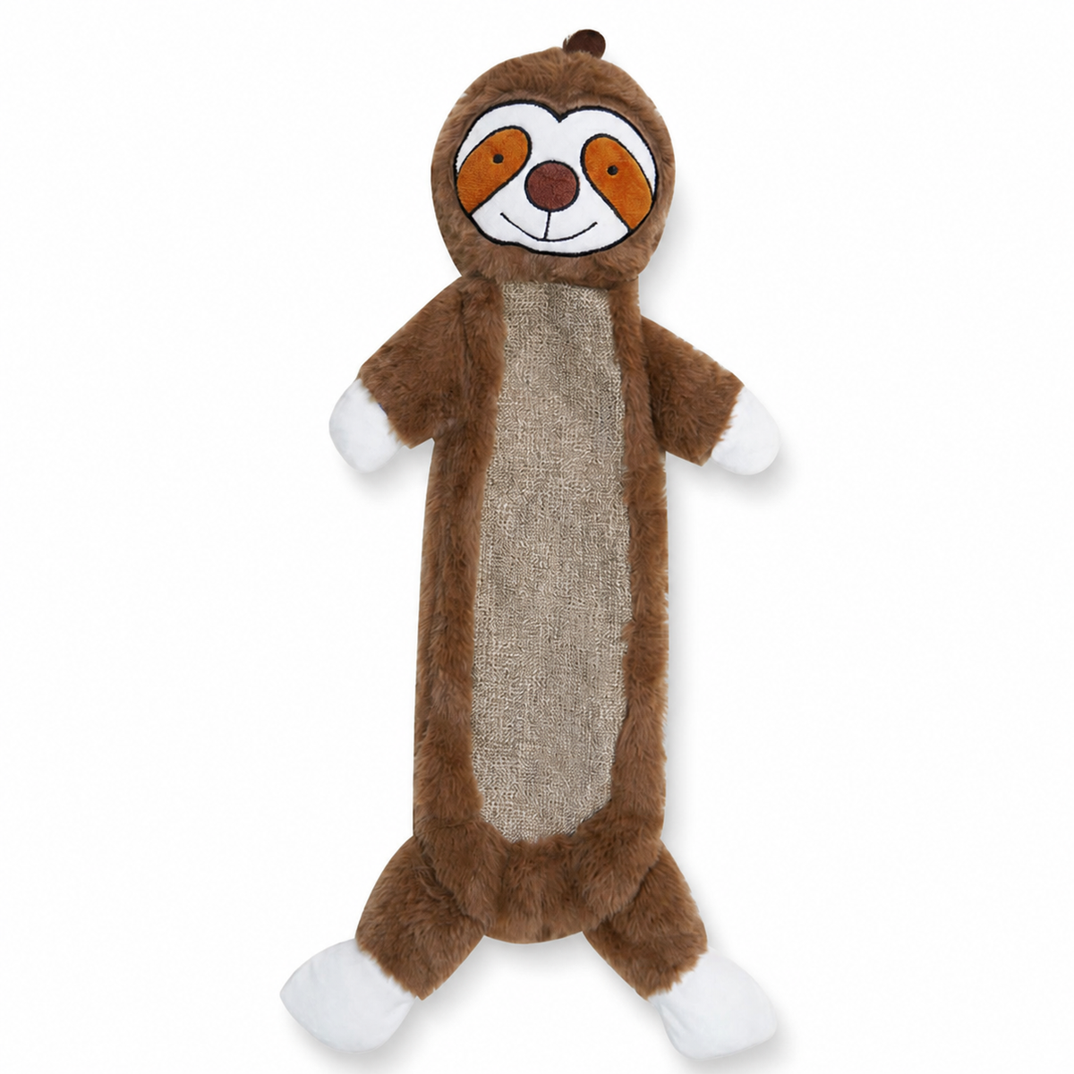 Crinkle Bunny & Sloth Plush Dog Toys — Floppy Ear Tug Toy